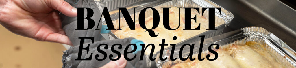 High-volume cooking equipment for fall catering events with energy-efficient ovens and steamers for banquet service